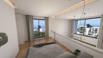 KKTC Girne Esentepe'nin En Donanımlı Sitesinde Denize 300 Metre Mesafede Satılık 1+1 Dubleks Penthouse