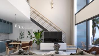 KKTC Girne Esentepe'nin En Donanımlı Sitesinde Denize 300 Metre Mesafede Satılık 1+1 Dubleks Penthouse