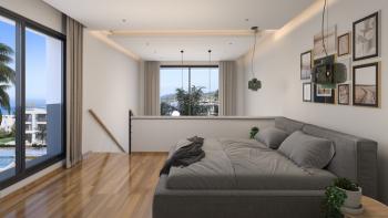 KKTC Girne Esentepe'nin En Donanımlı Sitesinde Denize 300 Metre Mesafede Satılık 1+1 Dubleks Penthouse