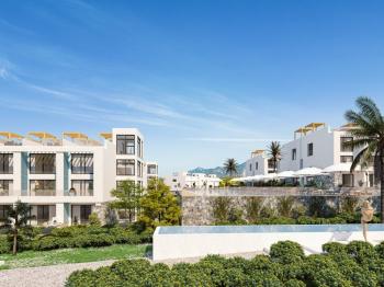 KKTC Girne Esentepe'nin En Donanımlı Sitesinde Denize 300 Metre Mesafede Satılık 3+1 En-Suite Dubleks Penthouse