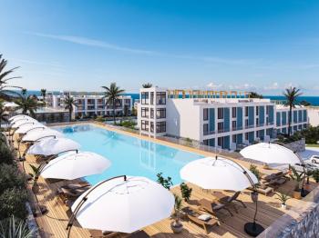 KKTC Girne Esentepe'nin En Donanımlı Sitesinde Denize 300 Metre Mesafede Satılık 3+1 En-Suite Dubleks Penthouse