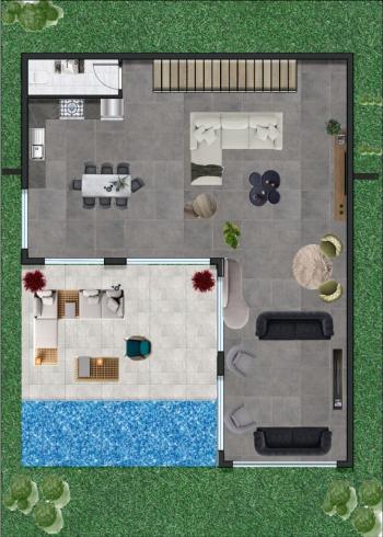 Sakaray ili Serdivanda bulunan muhteşem göl manzaralı villa