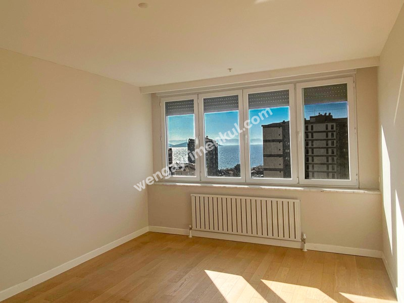 CEMİL TOPUZLU CAD  ÜZERİ 3+1 120 M2 NET DENİZ MANZARALI YENİ BİNA