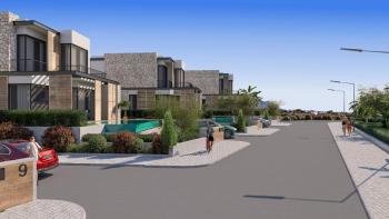 KKTC Girne Ozanköy'de Site İçerisinde Ödeme Planlı Satılık 6+1 Türk Malı Bodrumlu Lüks Villalar