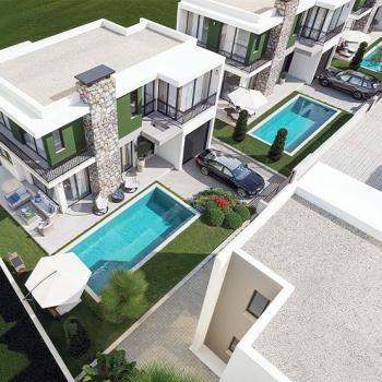 KKTC Girne Zeytinlikte Site İçerisinde Ödeme Planlı Satılık Türk Malı 3+1 Havuzlu Villalar