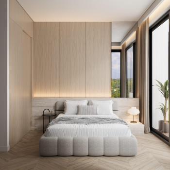 KKTC Girne Zeytinlikte Site İçerisinde Ödeme Planlı Satılık Türk Malı 3+1 Havuzlu Villalar