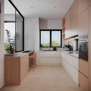 KKTC Girne Zeytinlikte Site İçerisinde Ödeme Planlı Satılık Türk Malı 3+1 Havuzlu Villalar