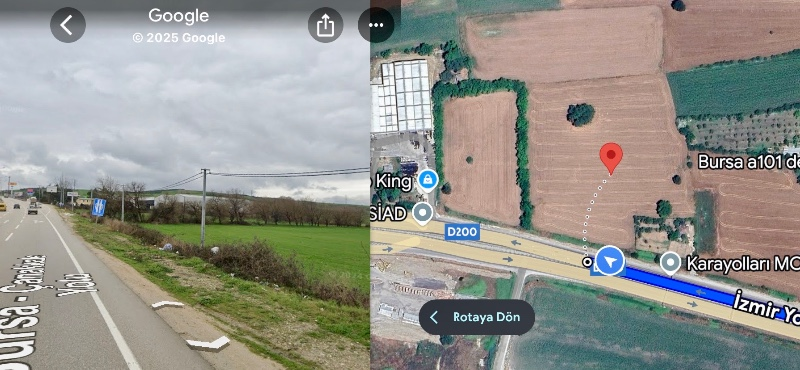 DijitalEmlak’tan İzmir yoluna cephe Satılık15.535 m2 Ticari İmarlı Kıymetli Arsa. 