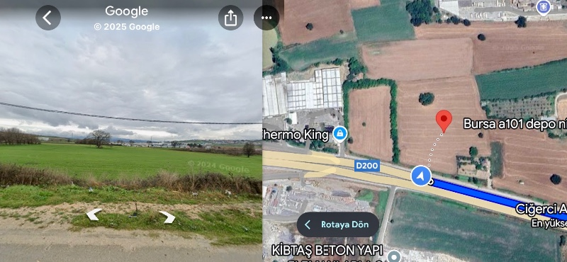 DijitalEmlak’tan İzmir yoluna cephe Satılık15.535 m2 Ticari İmarlı Kıymetli Arsa. 