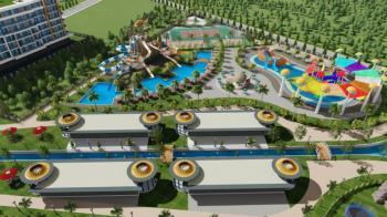 3+1  Alanya  Bölgesinin  En  Lüks sitesinde Satılık  Uygun  Fiyat  Daire 