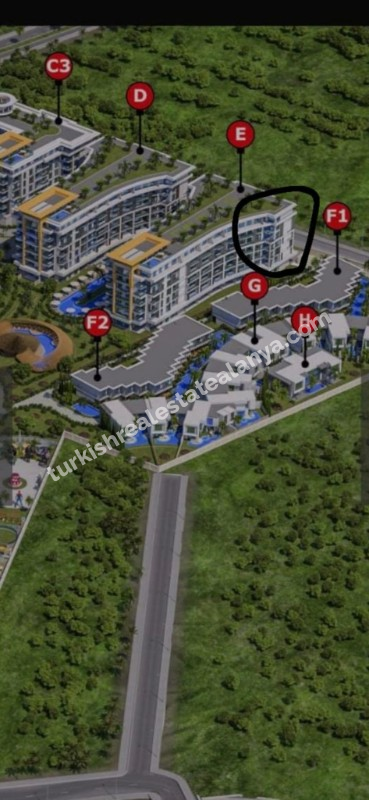 3+1  Alanya  Bölgesinin  En  Lüks sitesinde Satılık  Uygun  Fiyat  Daire 