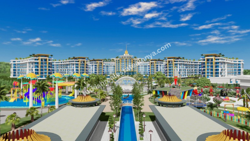 3+1  Alanya  Bölgesinin  En  Lüks sitesinde Satılık  Uygun  Fiyat  Daire 