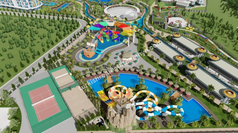 3+1  Alanya  Bölgesinin  En  Lüks sitesinde Satılık  Uygun  Fiyat  Daire 