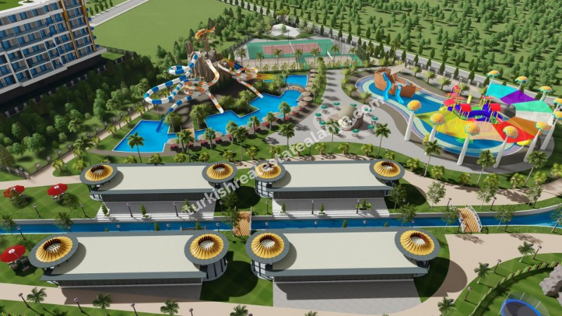 3+1  Alanya  Bölgesinin  En  Lüks sitesinde Satılık  Uygun  Fiyat  Daire 