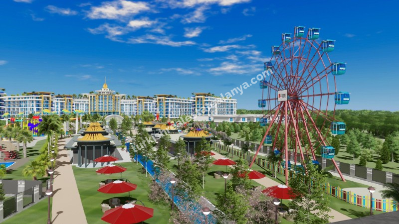 3+1  Alanya  Bölgesinin  En  Lüks sitesinde Satılık  Uygun  Fiyat  Daire 