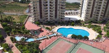 KISA DÖNEM KİRALIK DAİRE  ALANYA TOROS ÇEKİC 8 PARADİSE HİLL RESORT MAHMUTLAR ALANYA ANTALYA
