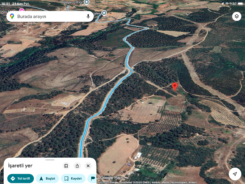 DijitalEmlak’tan Kestel Ağlaşan’da Satılık 2.374 m2 Ormana Cephe Kıymetli Tarla