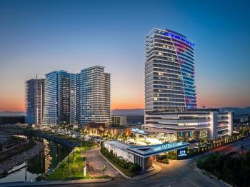 KKTC İskele'nin En İyi Projesi Grand Sapphire'de C Blokta Taşınmaya Hazır Deniz Manzaralı Satılık 1+0 Fırsat Daire