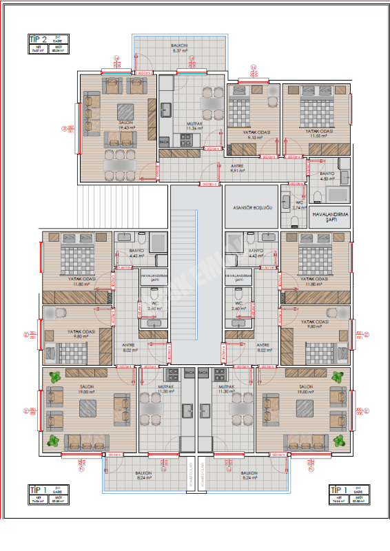 AFYON ÜÇOK EMLAKTAN YENİCE MAH SATILIK TOPRAKTAN 2+1 FIRSAT %50 PEŞİNAT İLE DAİRELER