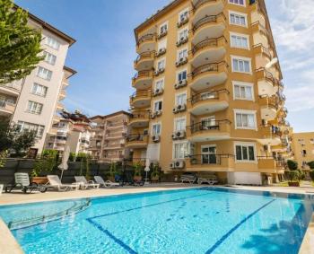 ALANYA KİRALIK DAİRE ÇALIŞ SİTESİ KİRALIK EŞYALI 2+1 DAİRE AYLIK 600 EURO İKAMETE UYGUN 