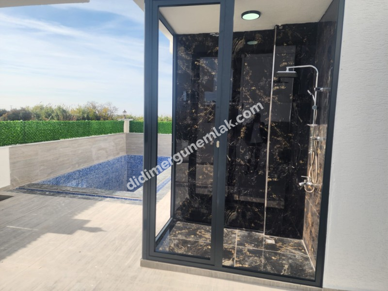  DİDİM HİSAR MAHALLESİNDE LÜKS 3+1 MÜSTAKİL HAVUZLU BAHÇELİ SATILIK VİLLA