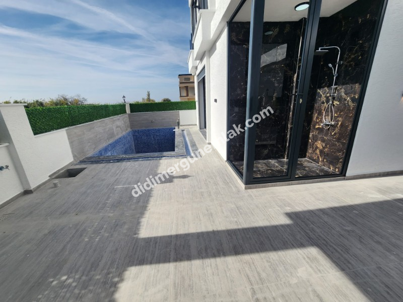  DİDİM HİSAR MAHALLESİNDE LÜKS 3+1 MÜSTAKİL HAVUZLU BAHÇELİ SATILIK VİLLA