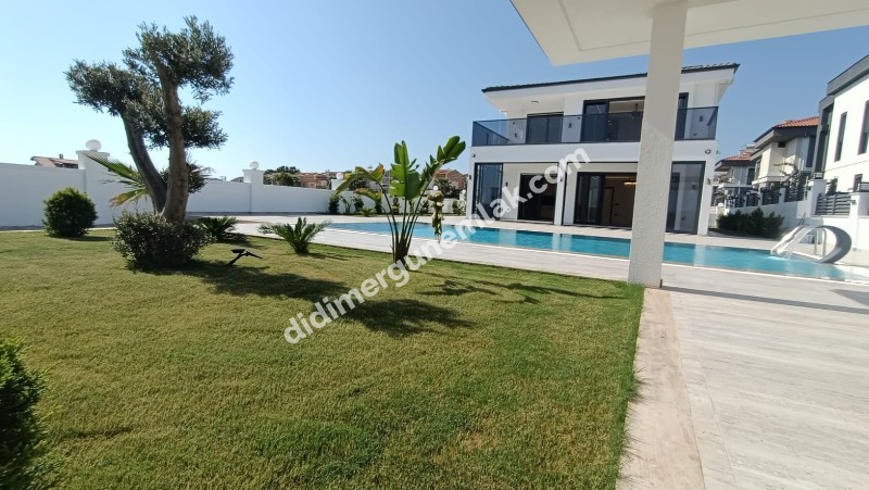 DİDİM HİSAR MAHALLESİNDE EŞYALI MÜSTAKİL HAVUZLU ,KIŞ BAHÇELİ LÜKS VİLLA