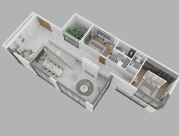 Kıbrıs Girne Esentepe Bölgesinde Full Deniz Manzaralı Satılık 4+1 Lüx Villa