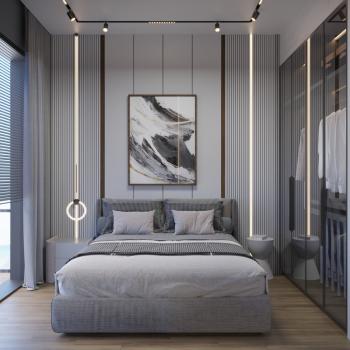 Kıbrıs Girne Esentepe Bölgesinde Panoramik Manzaralı Satılık 3+1 Lüx Villa