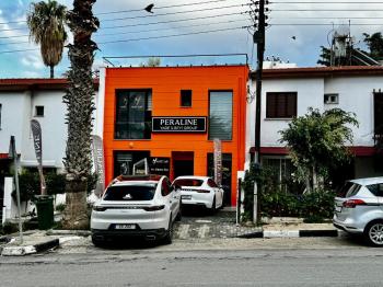 KKTC Girne Merkez Satılık 2 Katlı ve Çatı Teraslı İş Yeri Ofis 