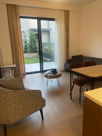 Wen Gayrimenkul den Naturalist Verde Kemerburgaz Projesinde Mobilyalı Kiralık 1+1 Bahçe Katı Daire