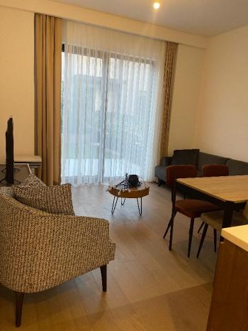 Wen Gayrimenkul den Naturalist Verde Kemerburgaz Projesinde Mobilyalı Kiralık 1+1 Bahçe Katı Daire