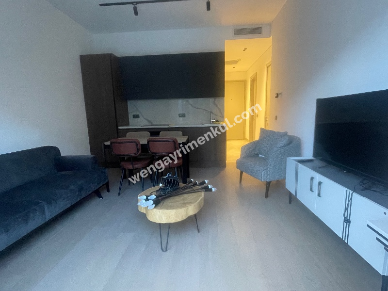 Wen Gayrimenkul den Naturalist Verde Kemerburgaz Projesinde Mobilyalı Kiralık 1+1 Bahçe Katı Daire