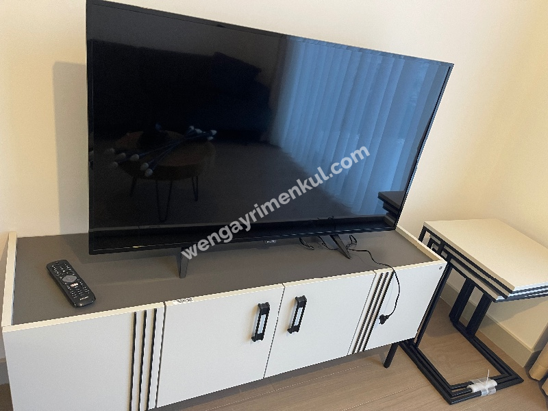 Wen Gayrimenkul den Naturalist Verde Kemerburgaz Projesinde Mobilyalı Kiralık 1+1 Bahçe Katı Daire