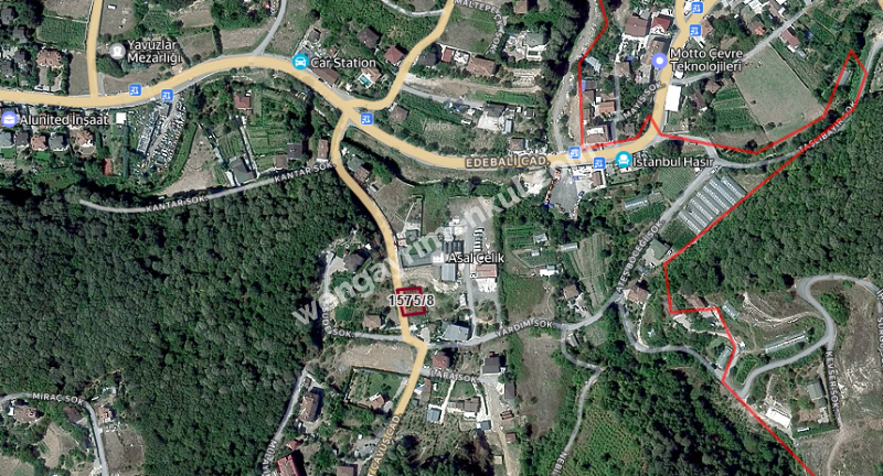 BEYKOZ ÇİFTLİK'TE VİLLA İMARLI SATILIK ARSA