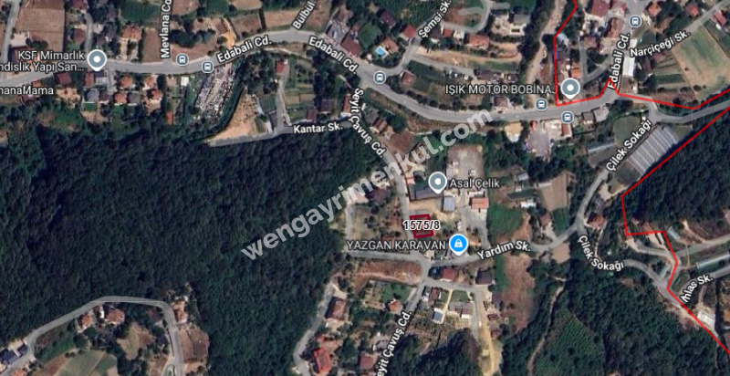 BEYKOZ ÇİFTLİK'TE VİLLA İMARLI SATILIK ARSA