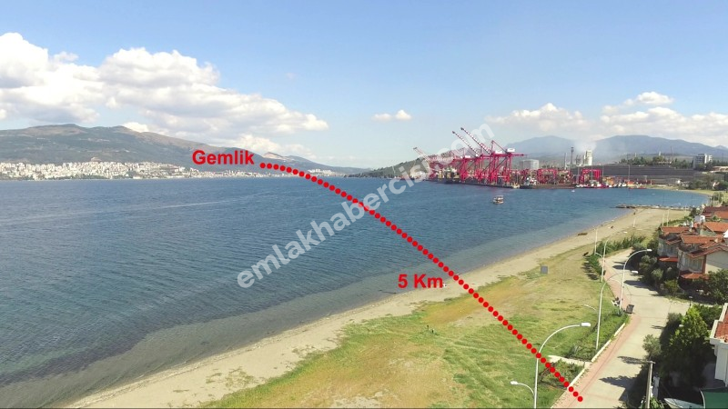 BURSA GEMLİK HİSAR TAPULU, PLAJA SADECE 80 METRE, AYRIK NİZAM TEK VİLLA YA DA İKİZ VİLLA YAPIMINA UYGUN İMARLI SATILIK 505 M2 İMARLI ARSA