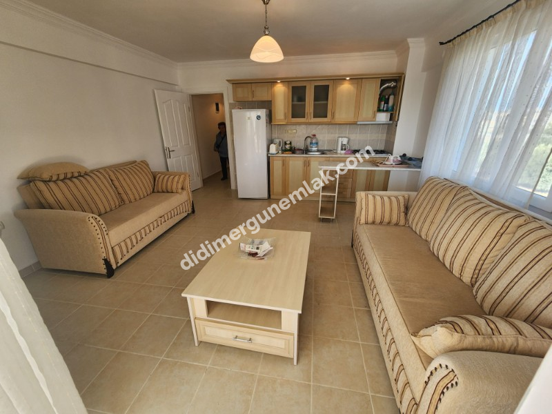  DİDİM ÇAMLIK MAHALLESİNDE EŞYALI SİTE İÇİNDE HAVUZ CEPHELİ FIRSAT 1+1 DAİRE