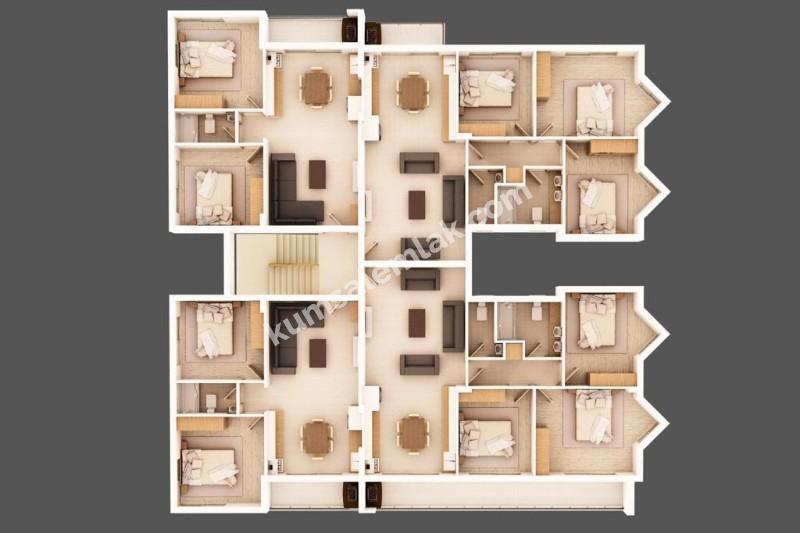 GÖNYELİ' DE LÜKS ZEMİNKAT SATILIK DAİRE