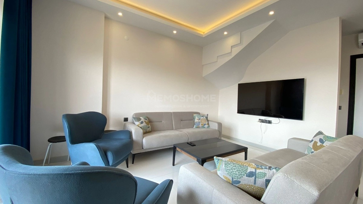 Möbliertes 2+1 Penthouse in Oba