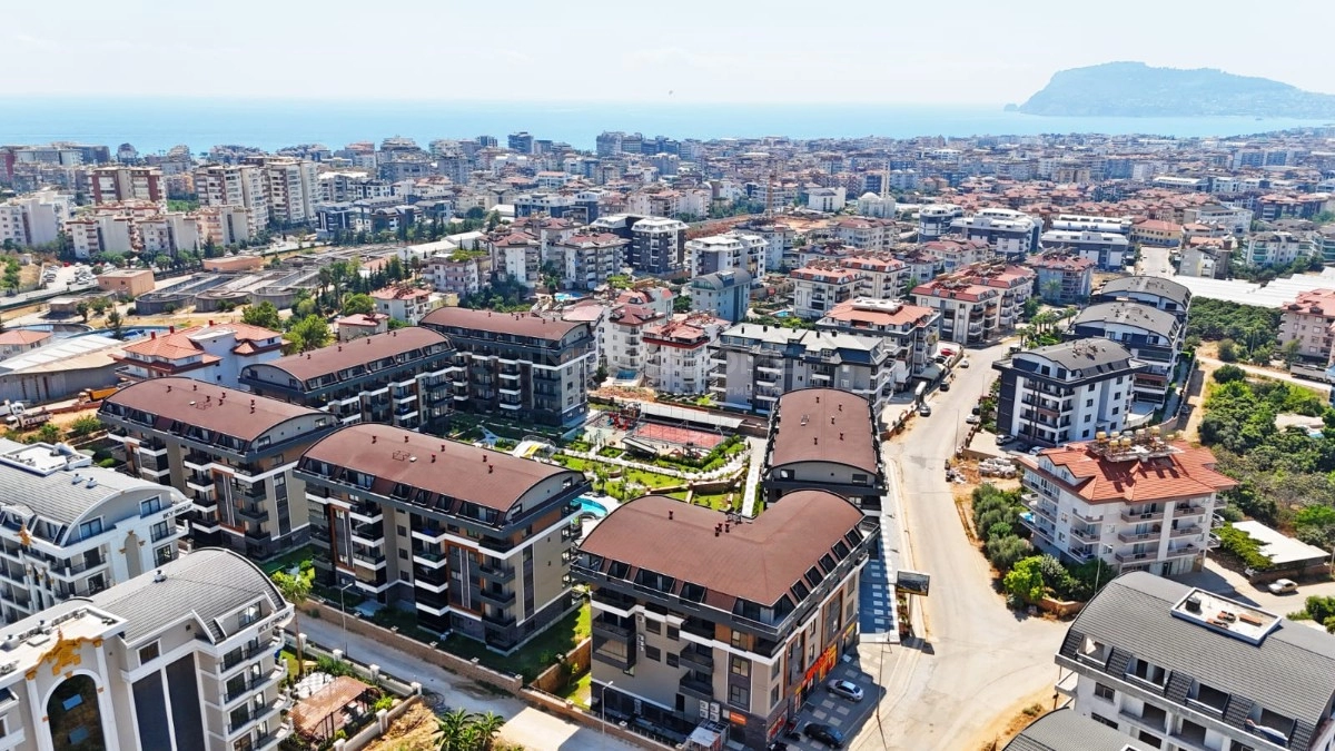 Möbliertes 2+1 Penthouse in Oba