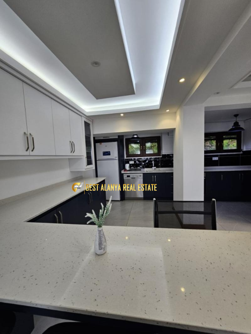 DEMİRTAŞ KİRALIK VİLLA 3+1 EŞYALI DENİZ MANZARALI FULL EŞYALI DEMİRTAŞ ALANYA ANTALYA