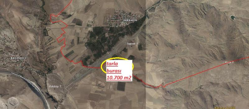 ULUKIŞLA İMRAHOR KÖYÜDE 10.700M2  SATILK TARLA 