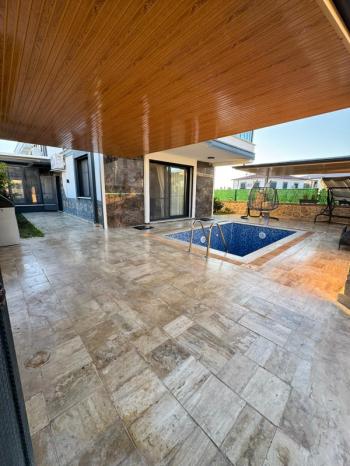 DİDİM HİSAR MAHALLESİNDE EŞYALI,AYRI MUTFAKLI, HAVUZLU KAPALI GARAJLI LÜKS 3+1 FIRSAT SATILIK MÜSTAKİL VİLLA