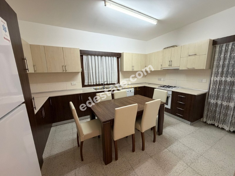 Lefkoşa Hamitköy'de Full Eşyalı Kiralık 3+1 Daire