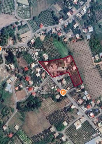 ASLAN'DAN ELVANLI MERKEZİNDE 630 M2 VİLLA YAPIMINA UYGUN ARSA