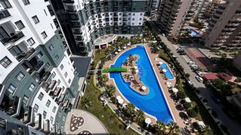 1+1 Apartment sale in serenity residence mahmutlar hotel consept 11 th 