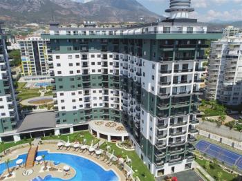 1+1 satılık daire hotel konsept mahmutlar serenity residence  9 th 