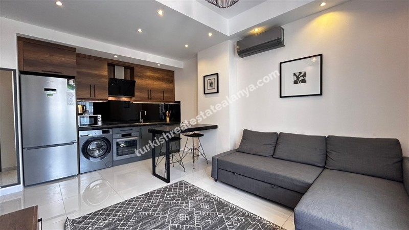 1+1 satılık daire hotel konsept mahmutlar serenity residence  9 th  