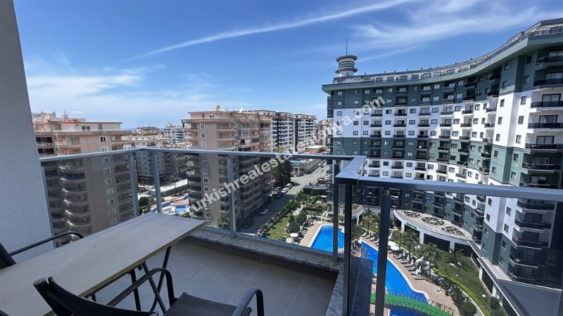 1+1 satılık daire hotel konsept mahmutlar serenity residence  9 th  